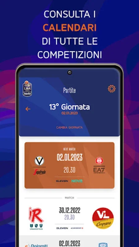 LBA - App Ufficiale for Android: Immersive Basketball Experience