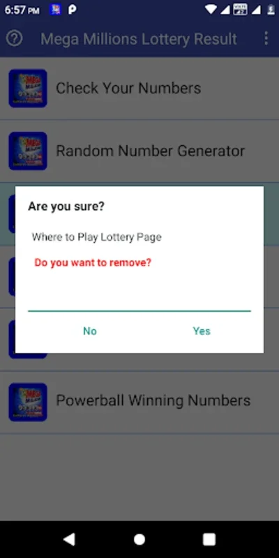 Mega Millions And Powerball Lottery Result for Android - Streamlined Experience