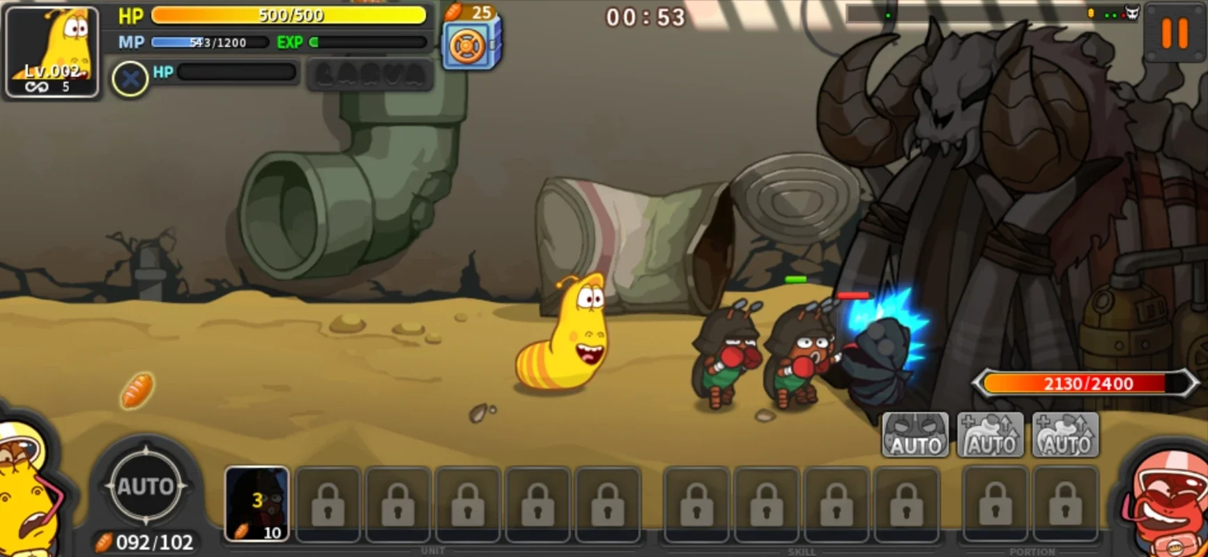 Larva Heroes Remake for Android - Engaging Gameplay