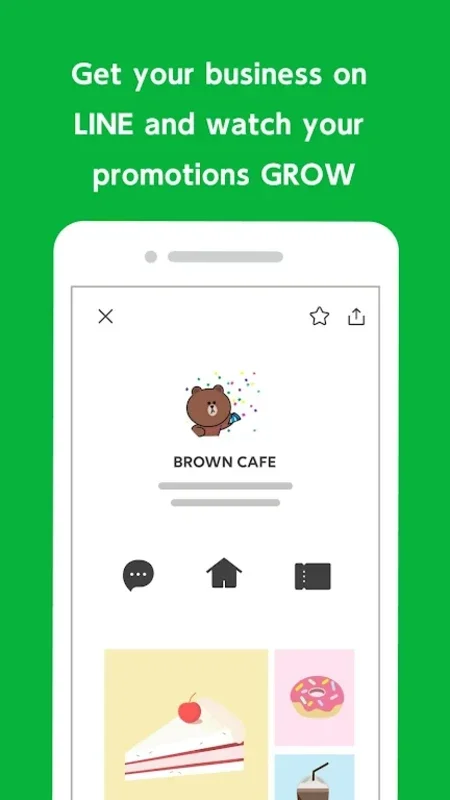 LINE Official Account for Android - Boosting Business - Customer Communication