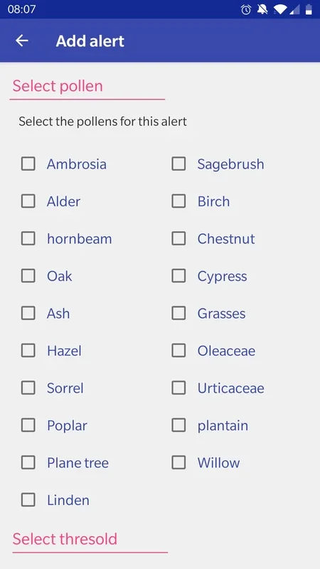 Alert Pollen for Android - Stay Informed About Pollen