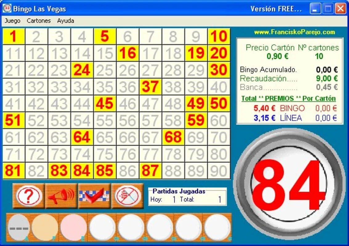 Bingo Las Vegas for Windows - Exciting Bingo Experience