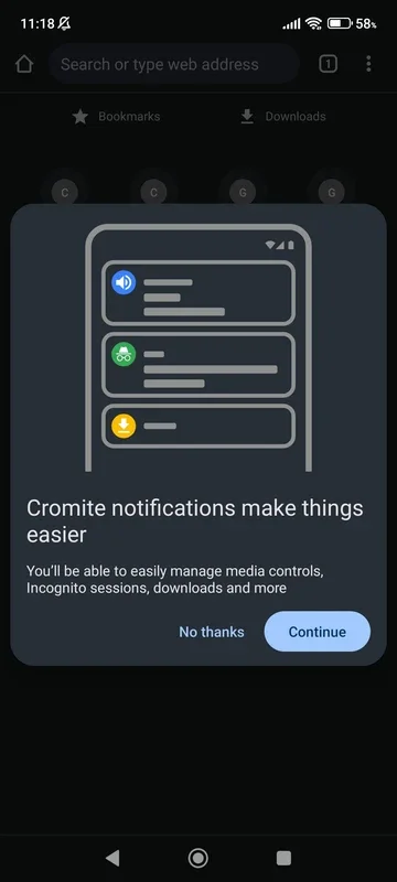 Cromite for Android - Browse Safely and Privately