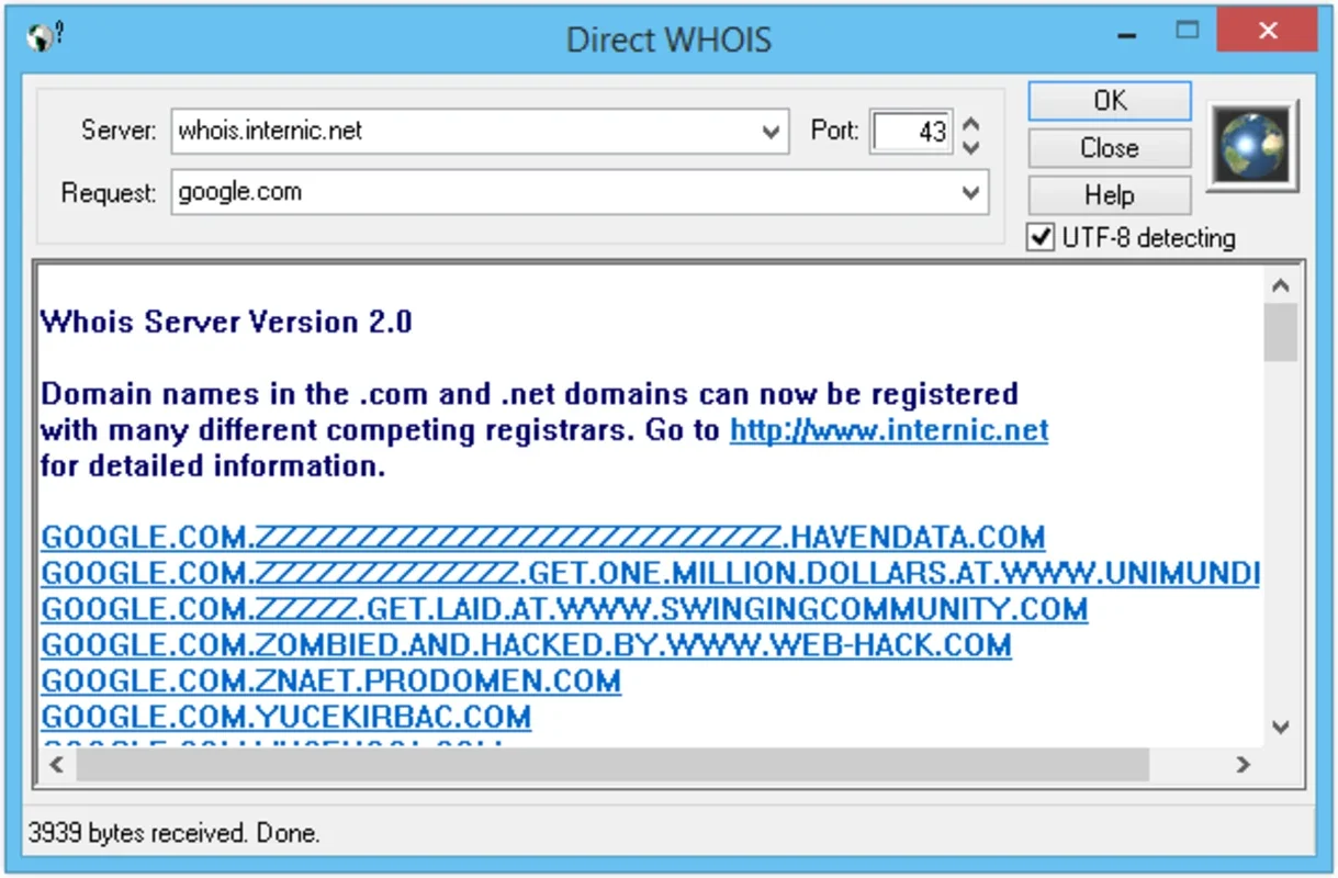 Active Whois Browser for Windows - No Download Needed