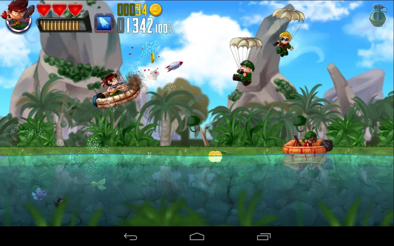 Ramboat for Android - Navigate Warzones and Annihilate Enemies