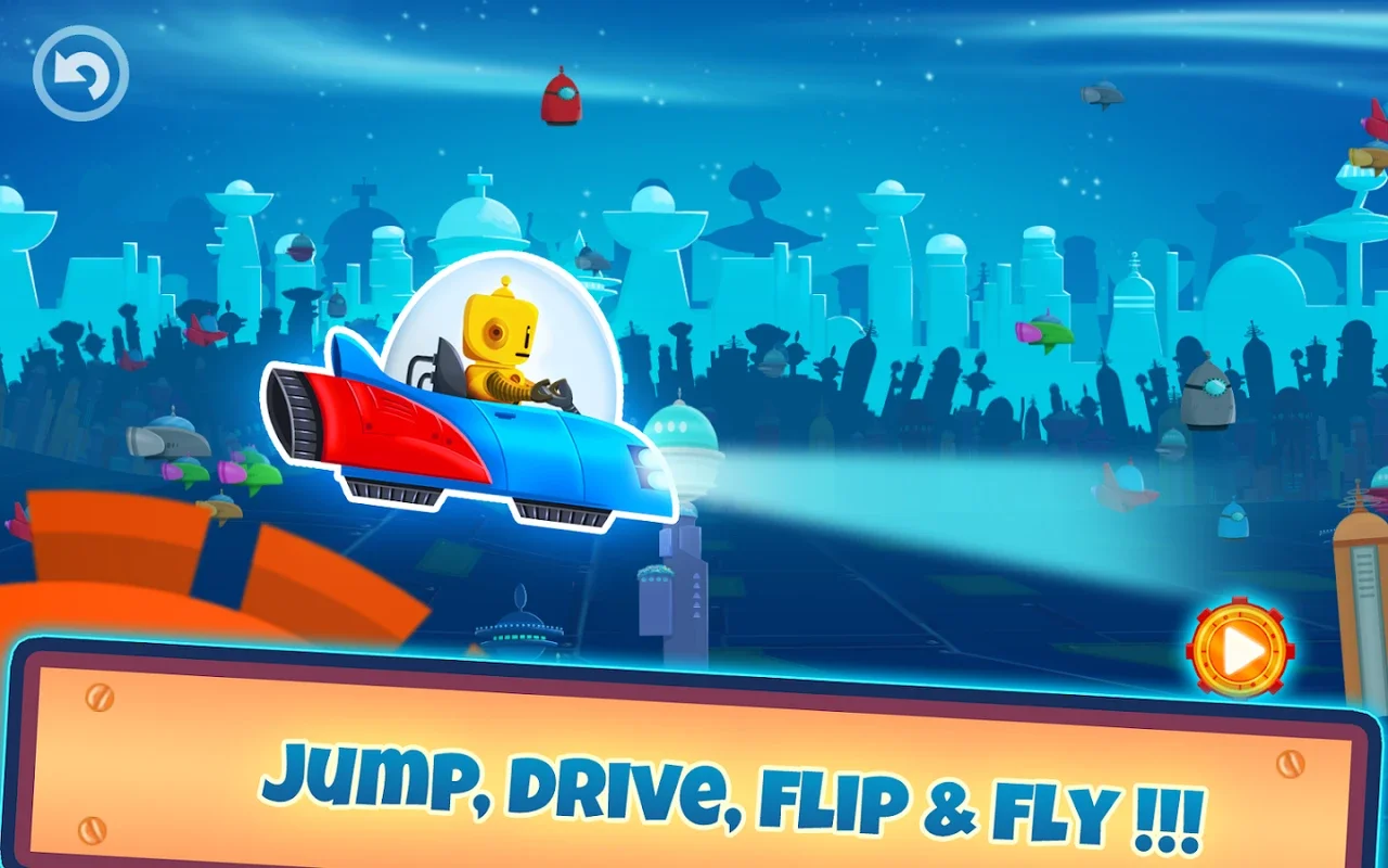 Cute Robot for Android - Thrilling Car Race