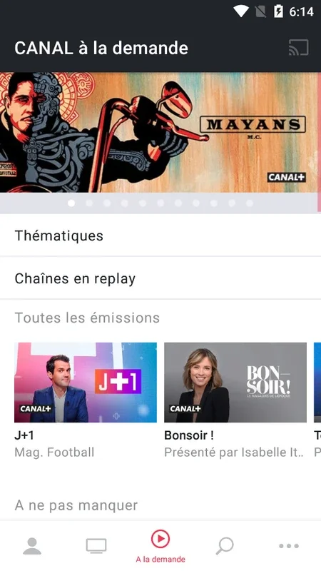 myCANAL for Android - Official App from Canal+