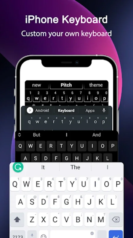 iphone keyboard for Android: iOS Typing Experience