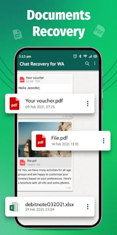 Recover Message for Android - Retrieve Deleted WhatsApp Data