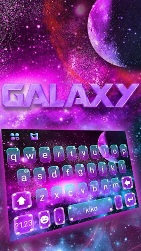 Fantasy Galaxy Keyboard Theme for Android - Enhance Typing