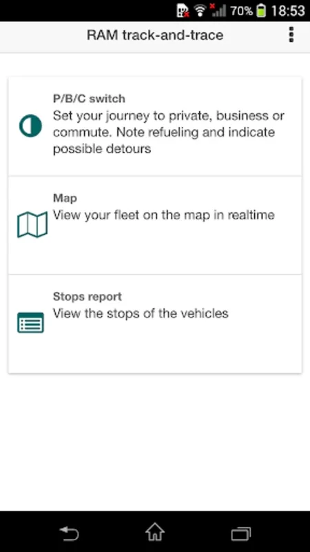 track-and-trace for Android: Optimize Fleet and Staff Management