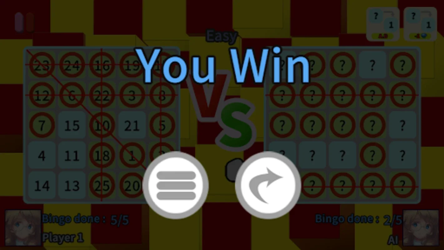 BINGOn1to25 for Android: Fun Offline Bingo with Customization