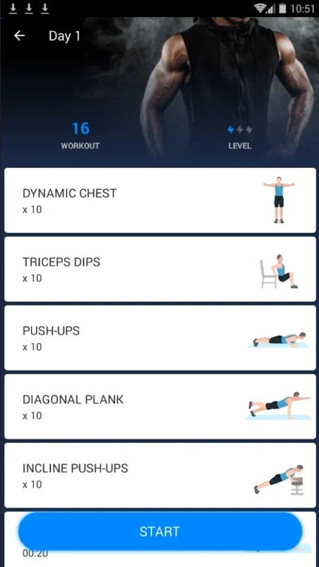 Arm Workout for Android - Build Strong Arms at Home