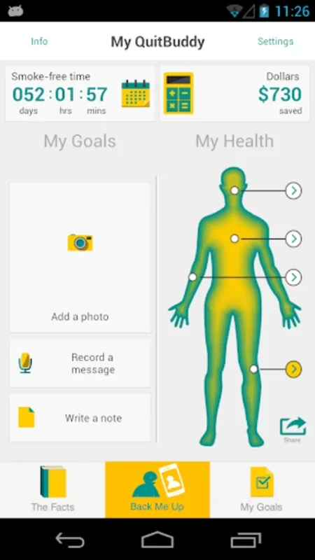 My QuitBuddy for Android - Quit Smoking with Personalized Support