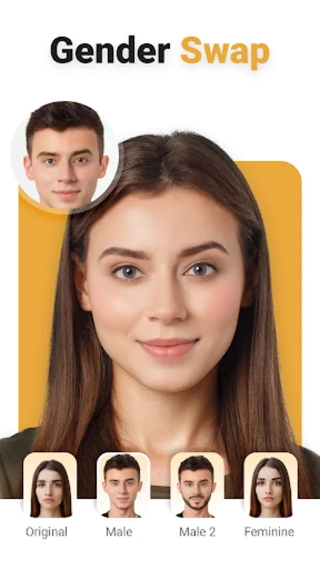 Face Aging Editor: Gender Swap for Android - Visualize Age and Gender Changes