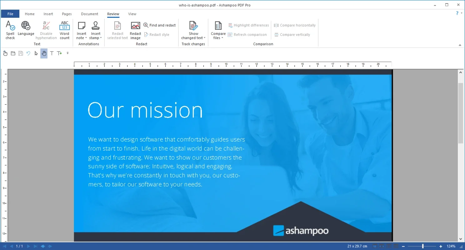 Ashampoo PDF Pro for Windows - Streamlined PDF Management