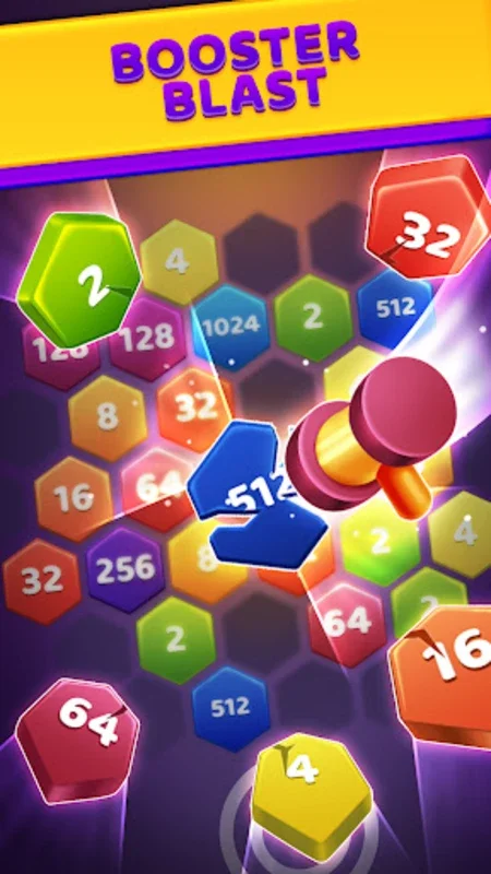 2048 Puzzle Fun for Android - Engaging Hexagon Gameplay