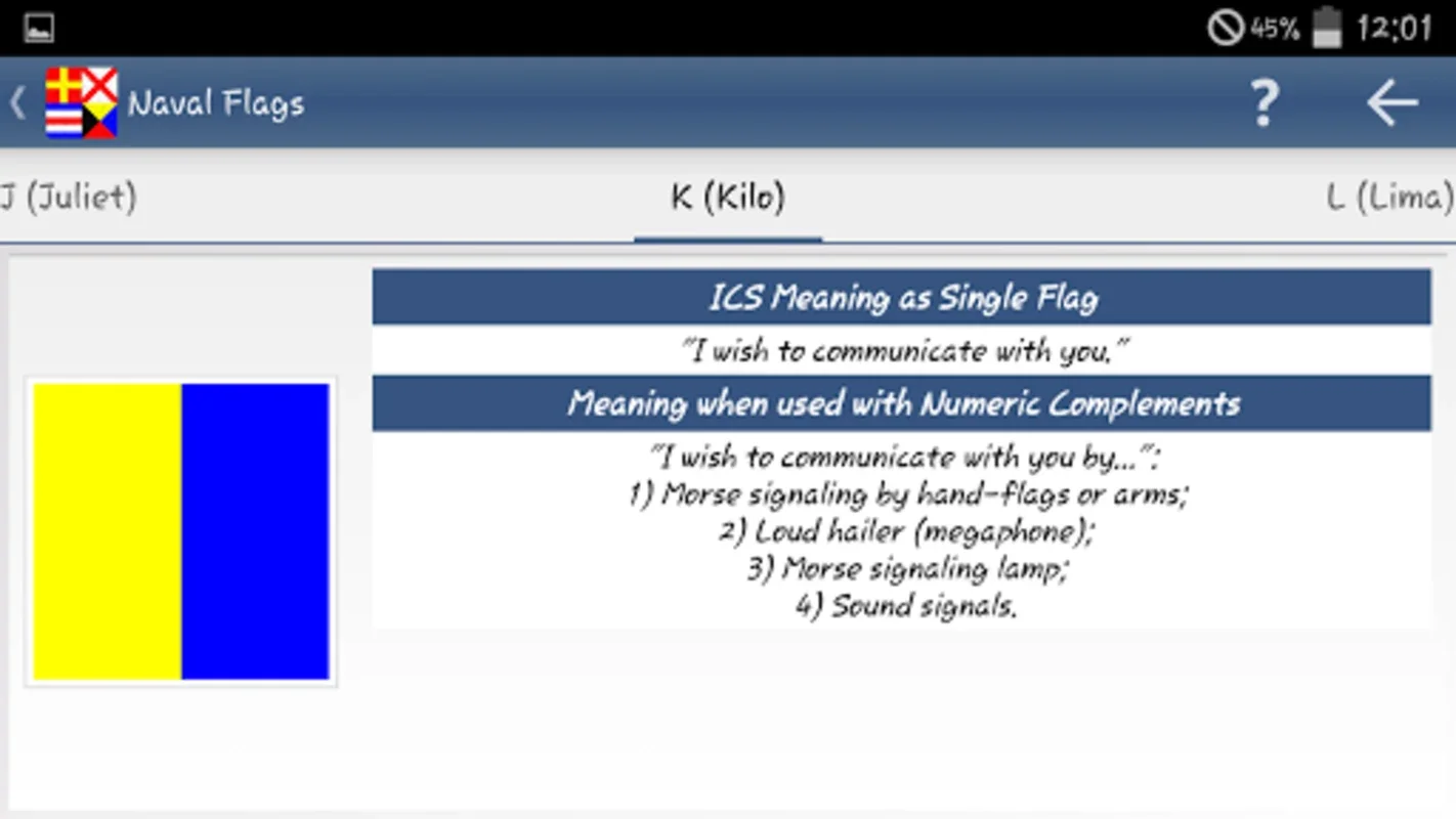 Nautical Flags for Android - Enhance Your Maritime Knowledge