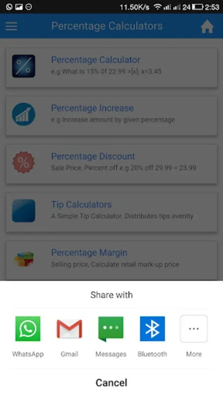 Percentage Calculator - Free for Android: Simplify Calculations