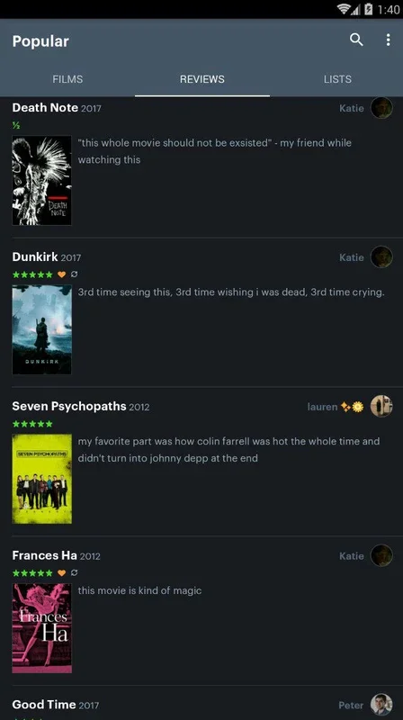 Letterboxd for Android: A Movie Lover's Essential App