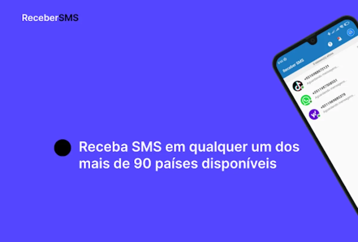 Receber SMS for Android: Protect Privacy with Disposable Numbers