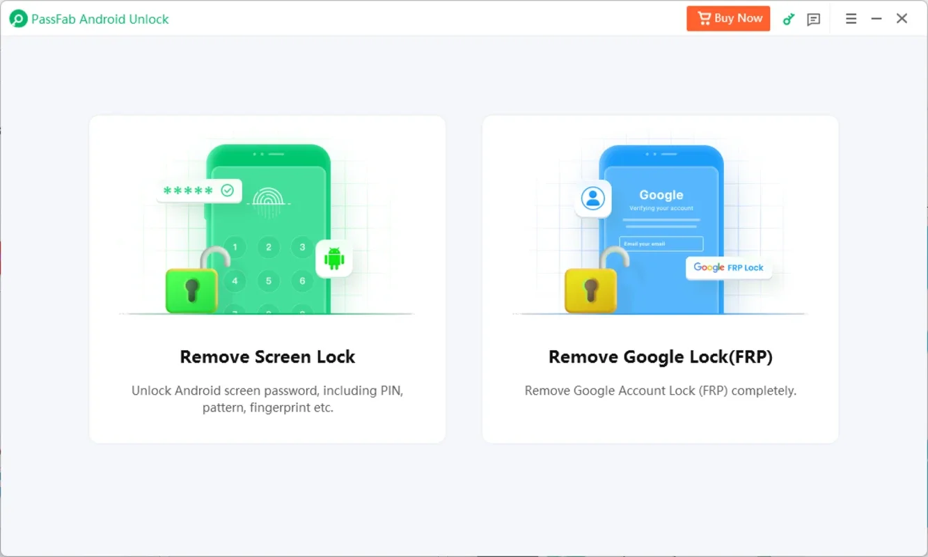 PassFab Android Unlock for Windows - Unlock Android Devices Easily