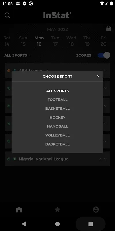 InSports TV for Android - Stream Sports Matches