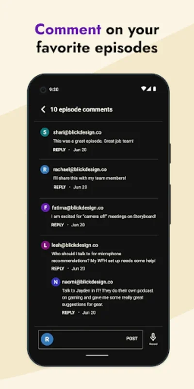 Storyboard - Private Podcasts for Android: Secure Team Communication