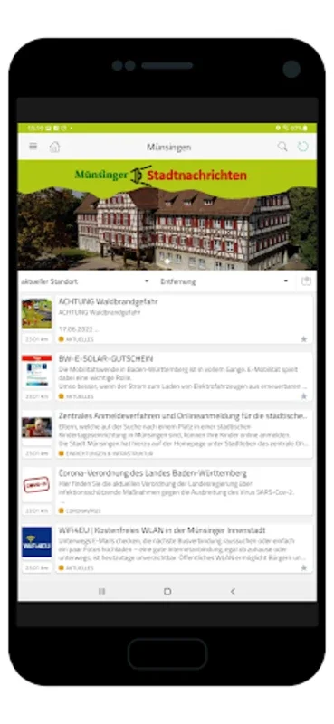 Münsingen App for Android: Your Local Guide