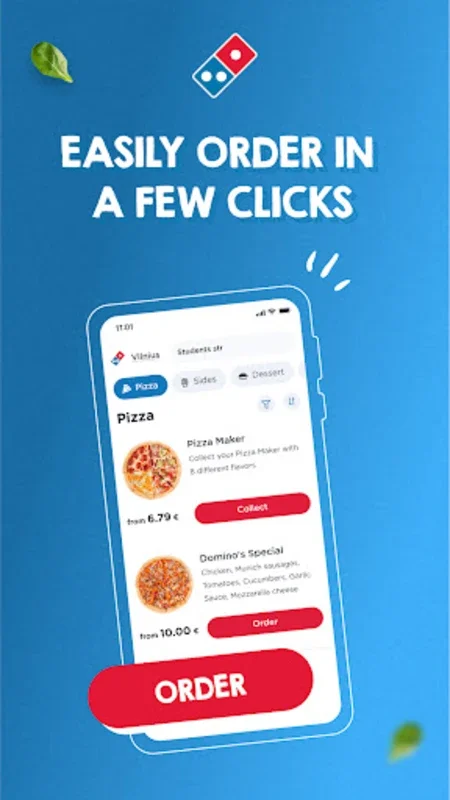 Domino’s for Android: Fast Delivery, Customization & Cashback