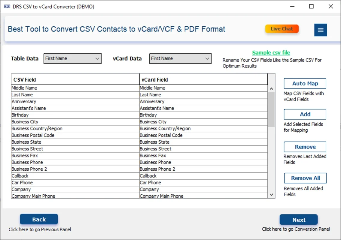 MigrateEmails CSV to vCard Converter for Windows: Simplify Data Conversion