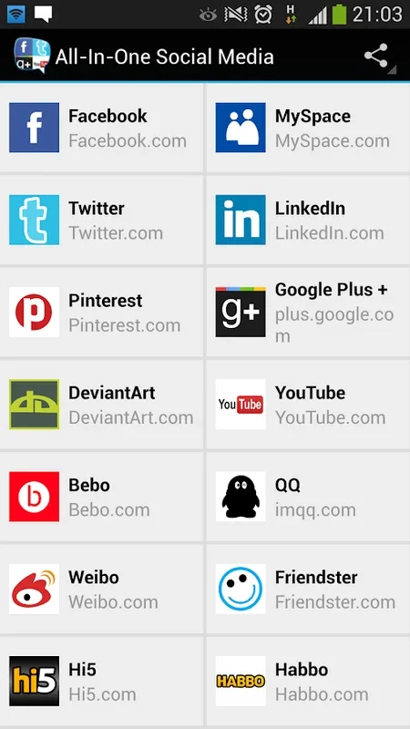 All-In-One Social Media for Android - Consolidate Your Socials