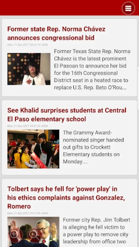 ELP Live - El Paso Local News for Android: Aggregating Local News