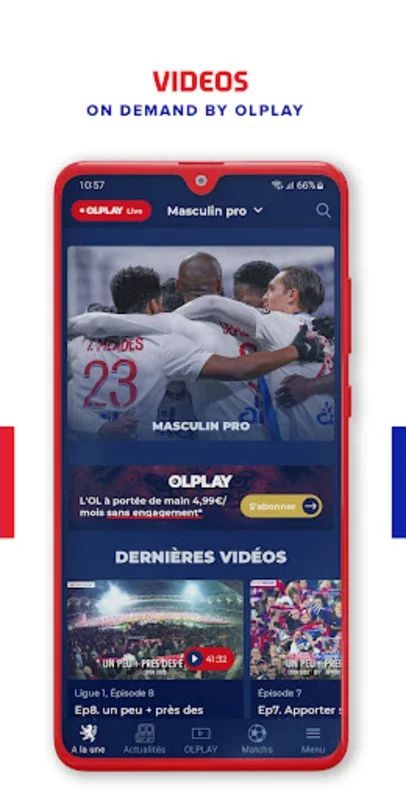 OL for Android - Stay Connected with Olympique Lyonnais