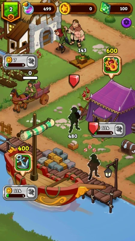 Royal Idle: Medieval Quest for Android - Engaging Village Management