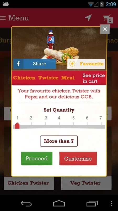 KFC India for Android - Order Fried Chicken at Your Doorstep