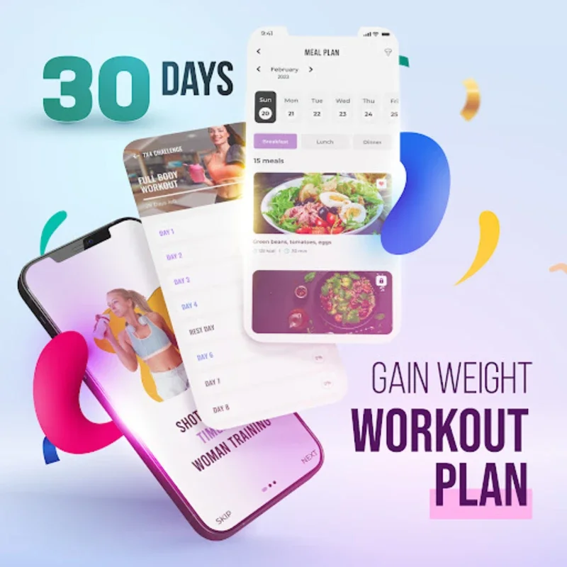 30 - Day Weight Gain for Android - A Natural Weight Gain Solution