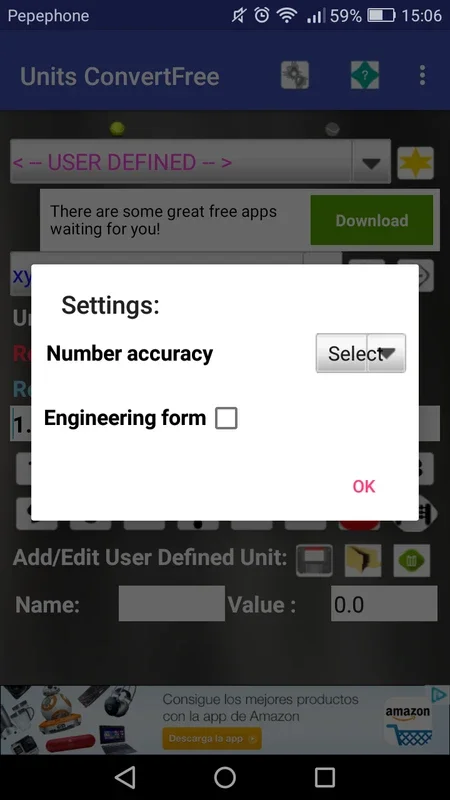 Unit Conversions Eng Free for Android - Efficient Converter