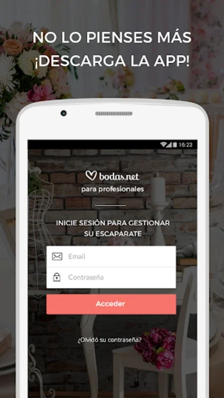 Bodas.net para profesionales for Android - Boost Your Wedding Business