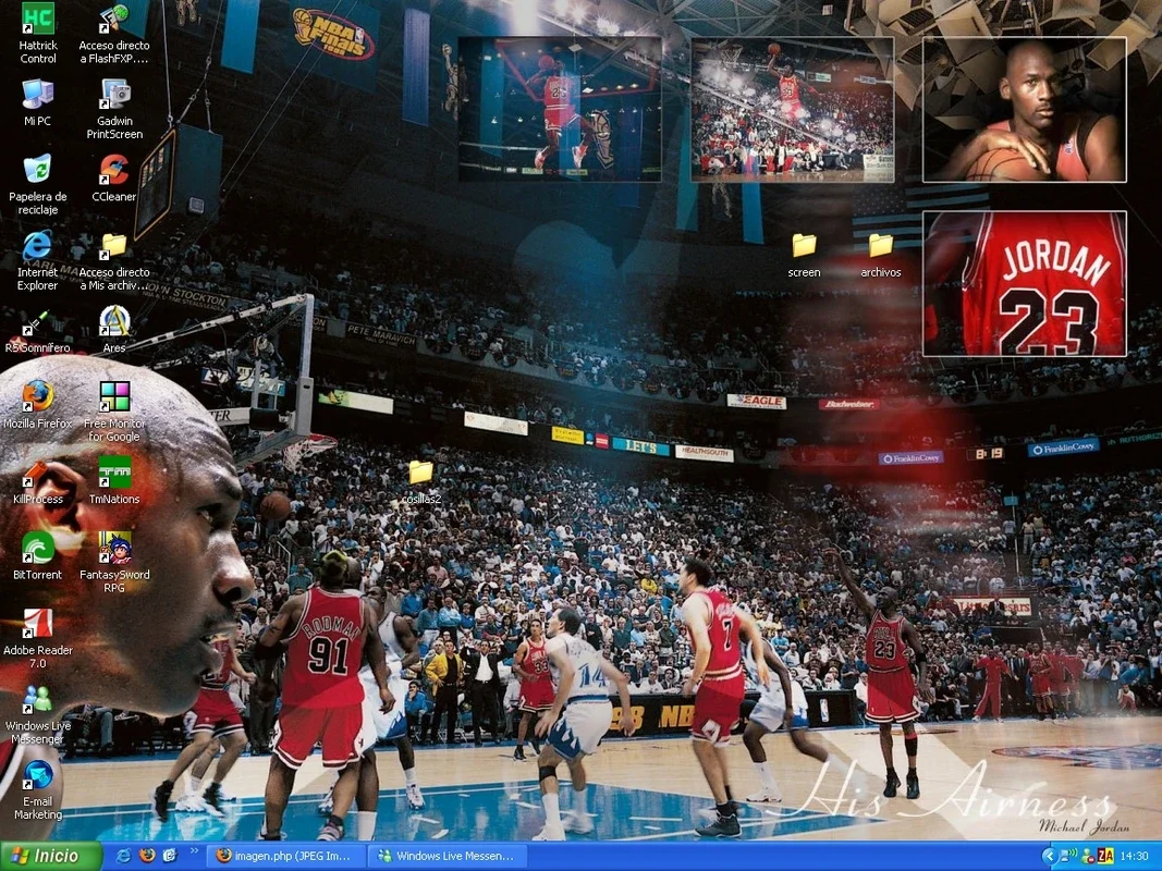 Michael Jordan for Windows - Spectacular Desktop Background