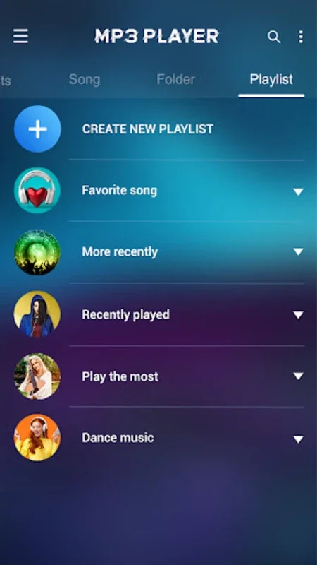 Mp3 player for Android - Download the APK from AppHuts