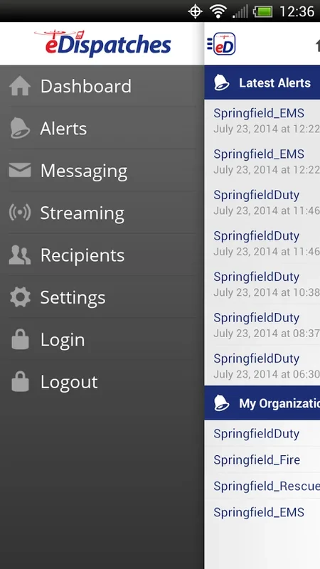 eDispatches for Android - Emergency Response Made Efficient