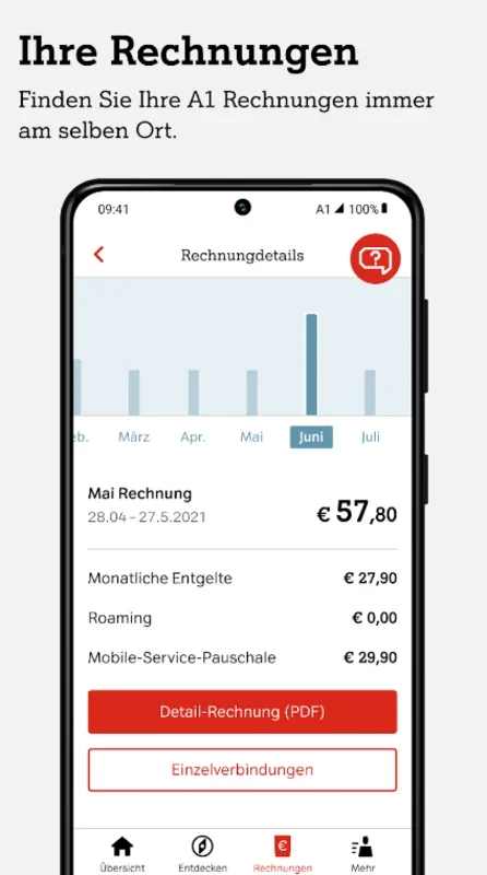 Mein A1 for Android - Manage A1 Services Easily