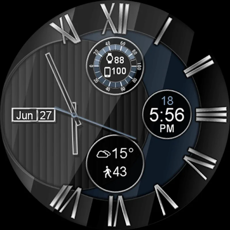 Glass Reflecto HD Watch Face for Android: Customizable Visual Experience