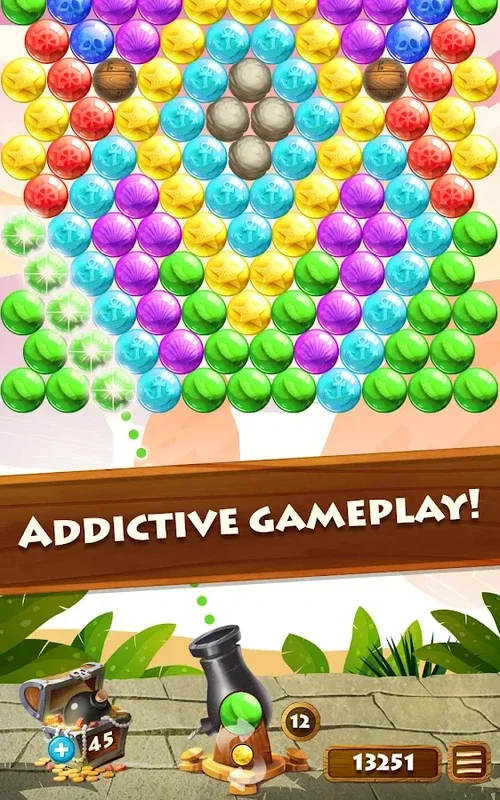 Bubbles Treasure for Android - Engaging Bubble Shooting