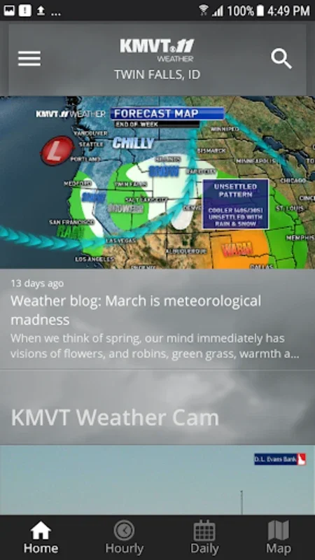 KMVT Weather for Android: Precise Forecasts at Your Fingertips