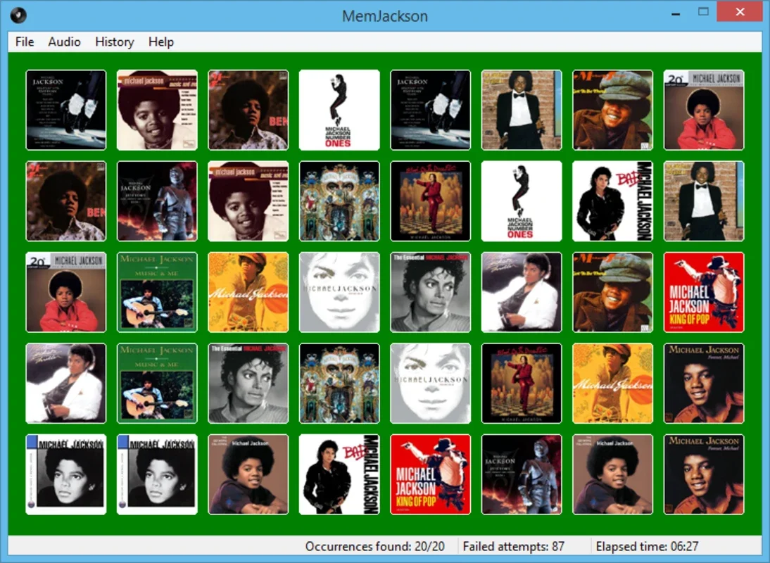 MemJackson for Windows - A Fun Game with Michael Jackson