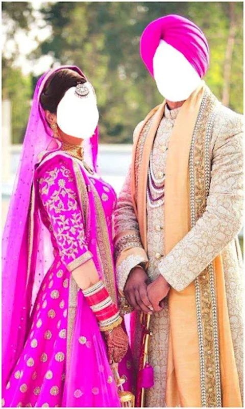 Couple Punjabi Wedding Frames for Android - Transform Your Photos