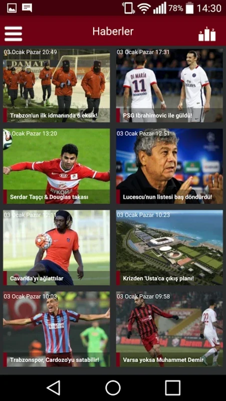 GollerCepte 1967 for Android - Stay Updated on Trabzonspor