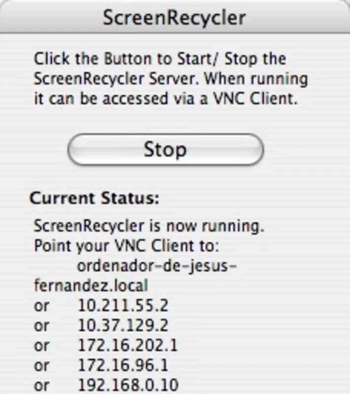 ScreenRecycler for Mac - Extend Your Screen with Another Computer